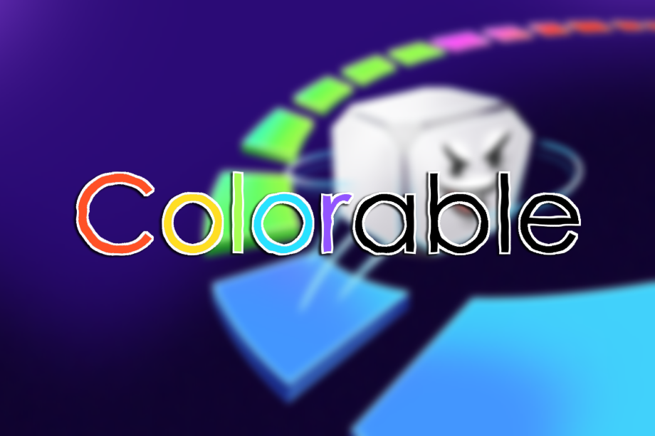 Stylish dark game environment